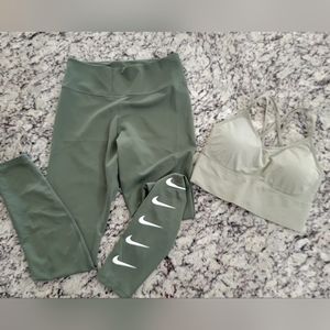 Nike Leggings and Sports Bra